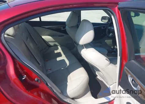 2014 Infiniti Q50 Hybrid Sport из США, поврежденный, VIN JN1AV7AR3EM701694